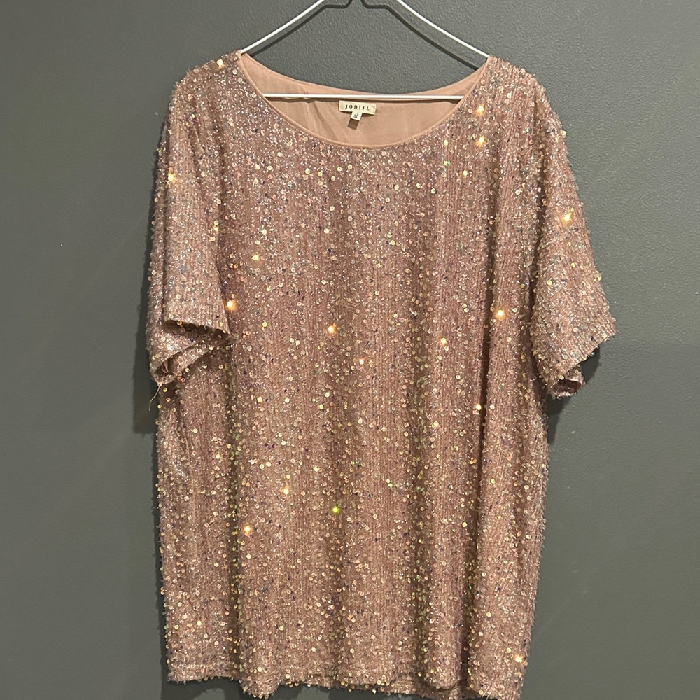 JODIFL Blush Pink Top